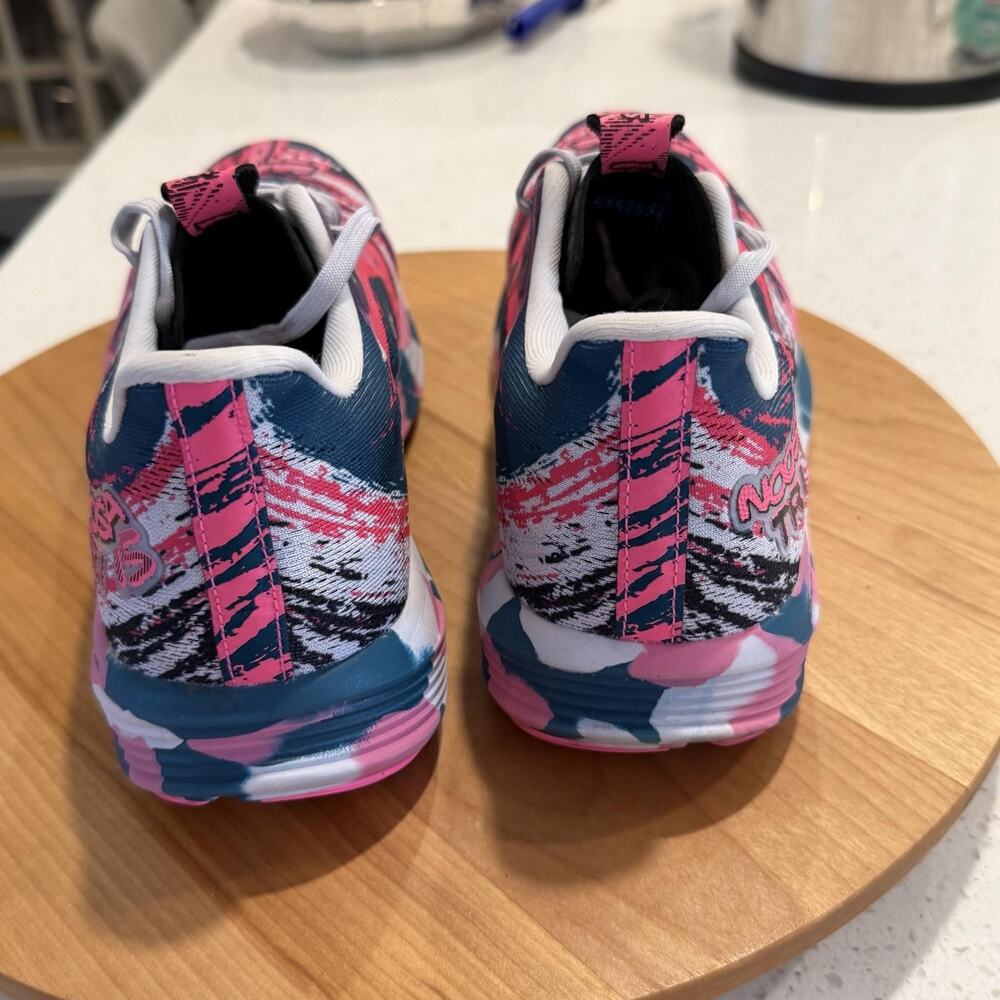 Asics Shoes Womens 9 Noosa Tri 15 Avant Garde Pink Restful Teal Running Sneakers - Picture 9 of 14